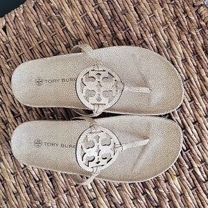 Tory Burch Gold Sandals